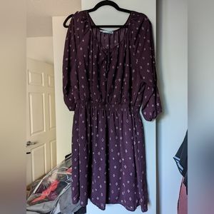 Maroon dress